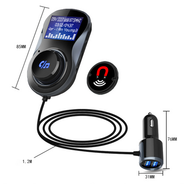 INN® Voiture bluetooth mp3 voiture émetteur voiture voiture mains libres BC30B chargeur voiture noir voiture bluetooth lecteur inter